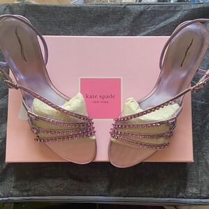 Kate Spade Makenna rhinestone-embellished sandals NIB size 9